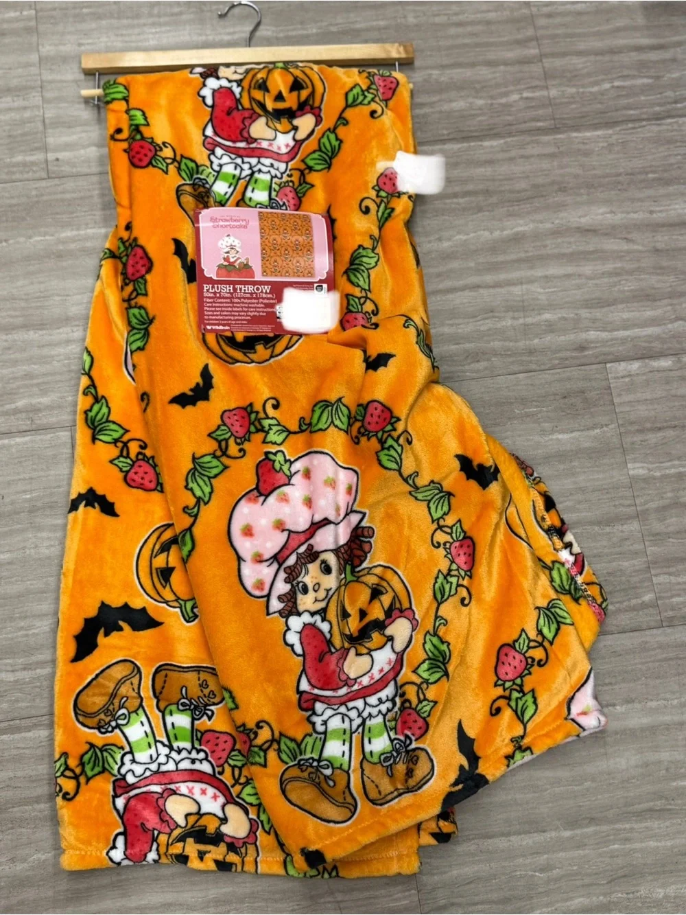Strawberry Shortcake Halloween Blanket